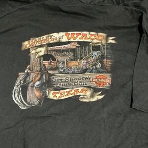 Harley-Davidson Black Waco Texas Tee